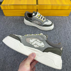 Grey Mesh Colourblock Chunky - Men's