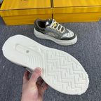 Grey Mesh Colourblock Chunky - Men's