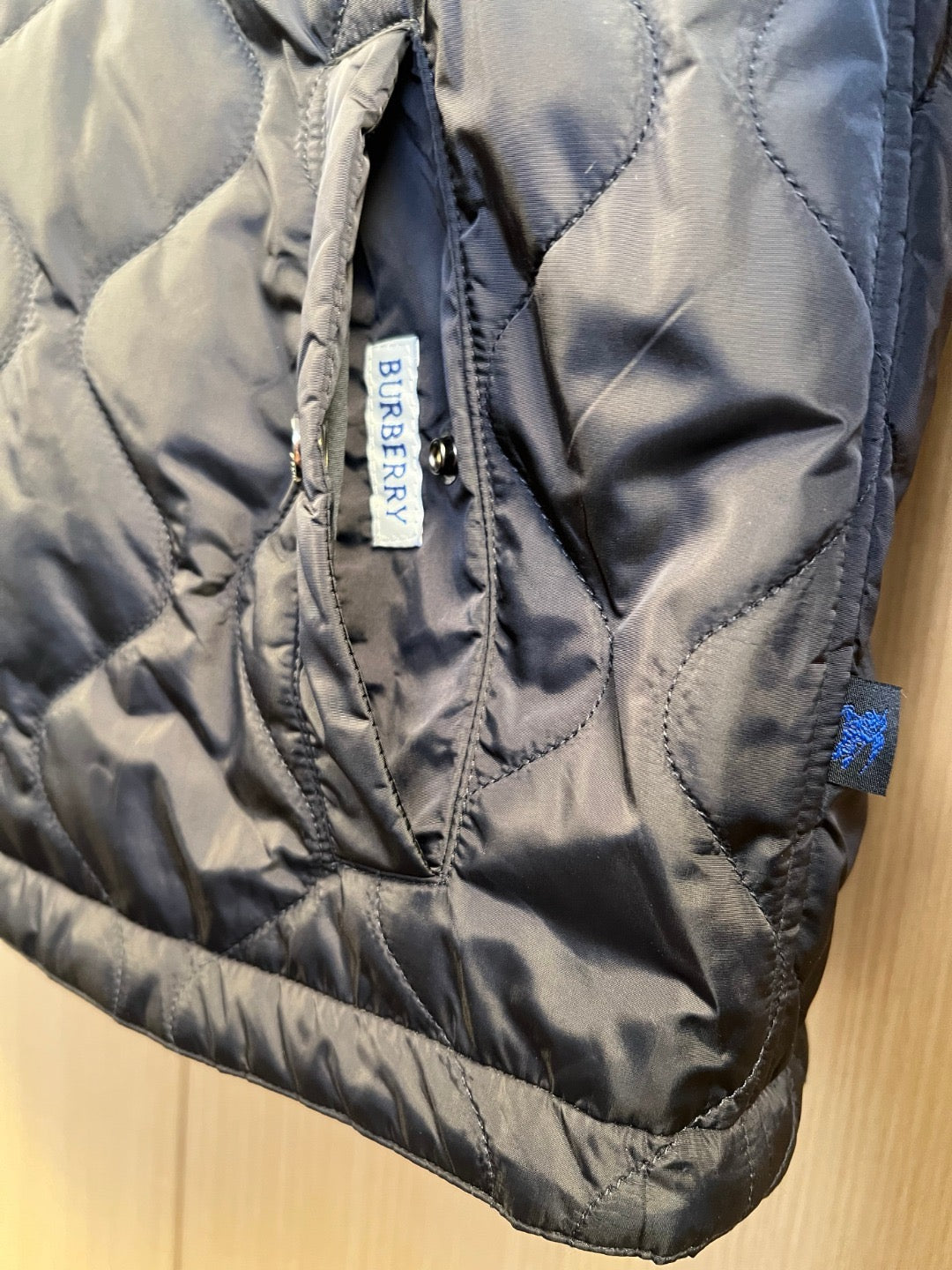 Beige Baumwoll-Blouson mit Karomuster – Herren