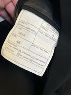 Schwarzer einreihiger Blazer aus Wolle – Herren