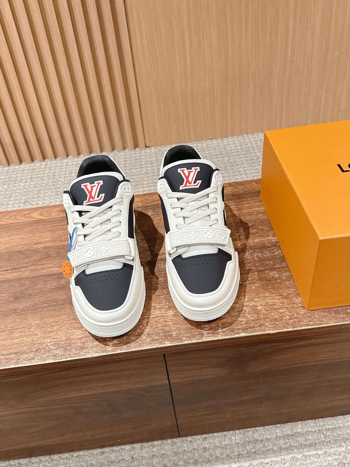 Trainer Navy and White