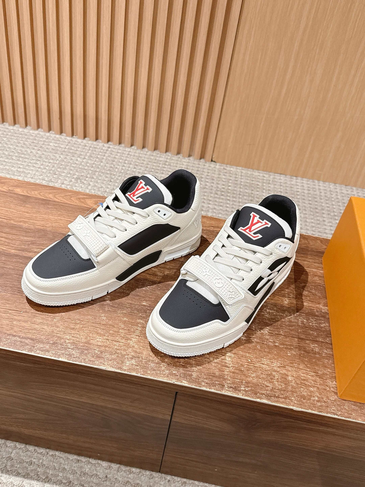 Trainer Navy and White