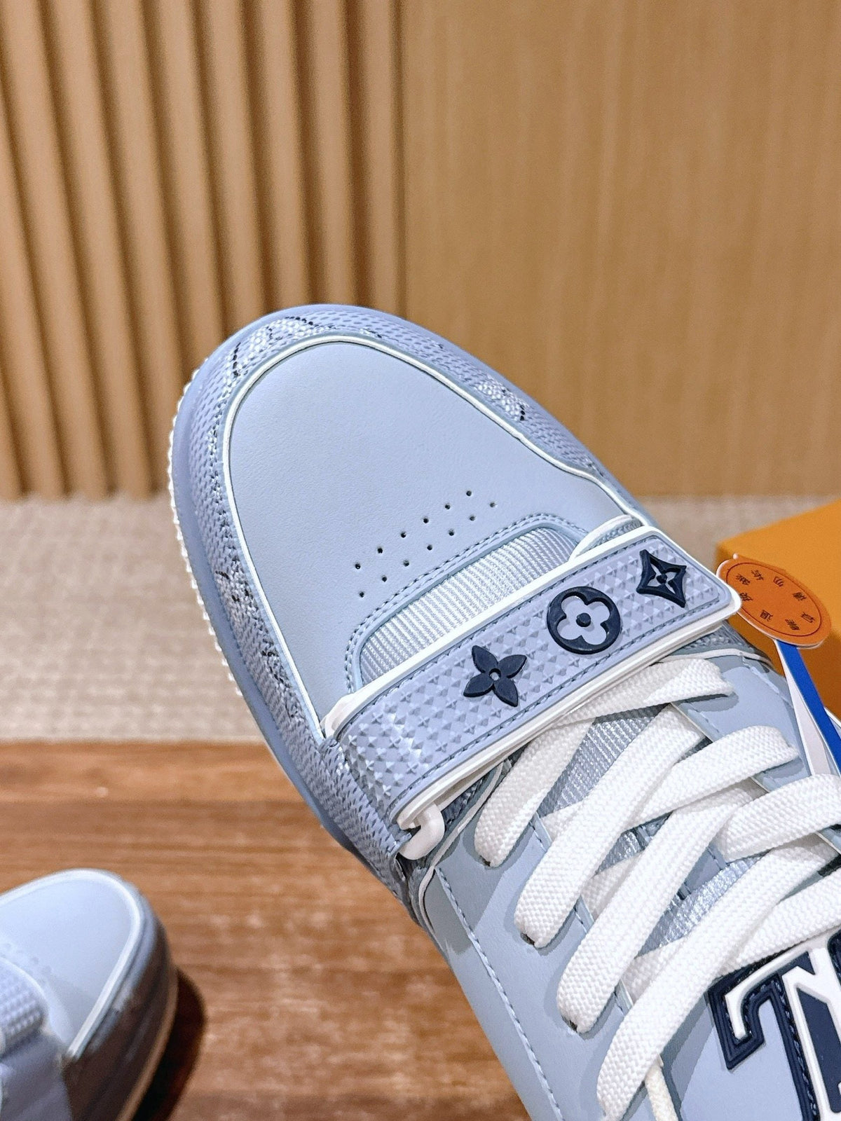 Trainer Navy and White