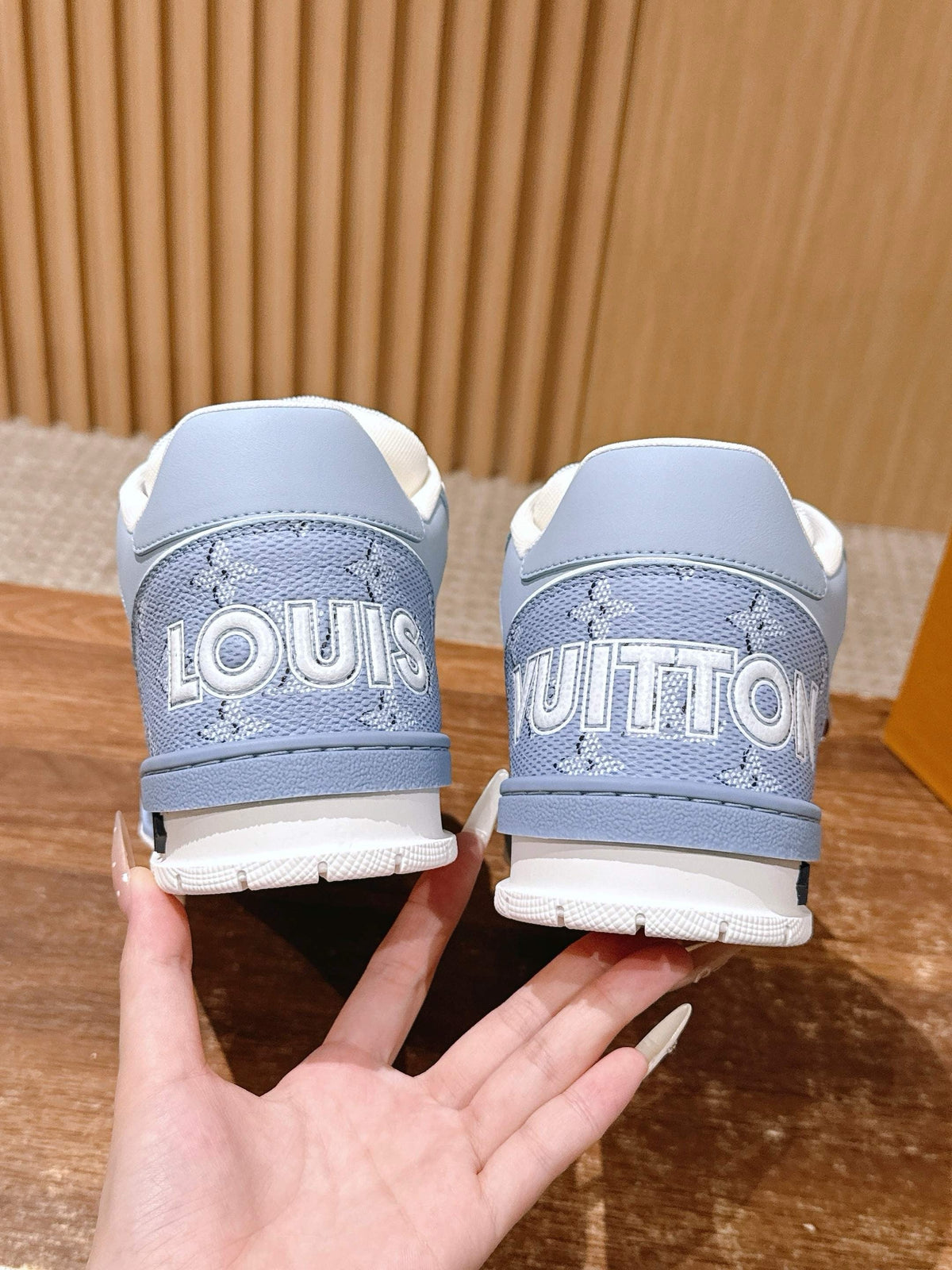Trainer Navy and White