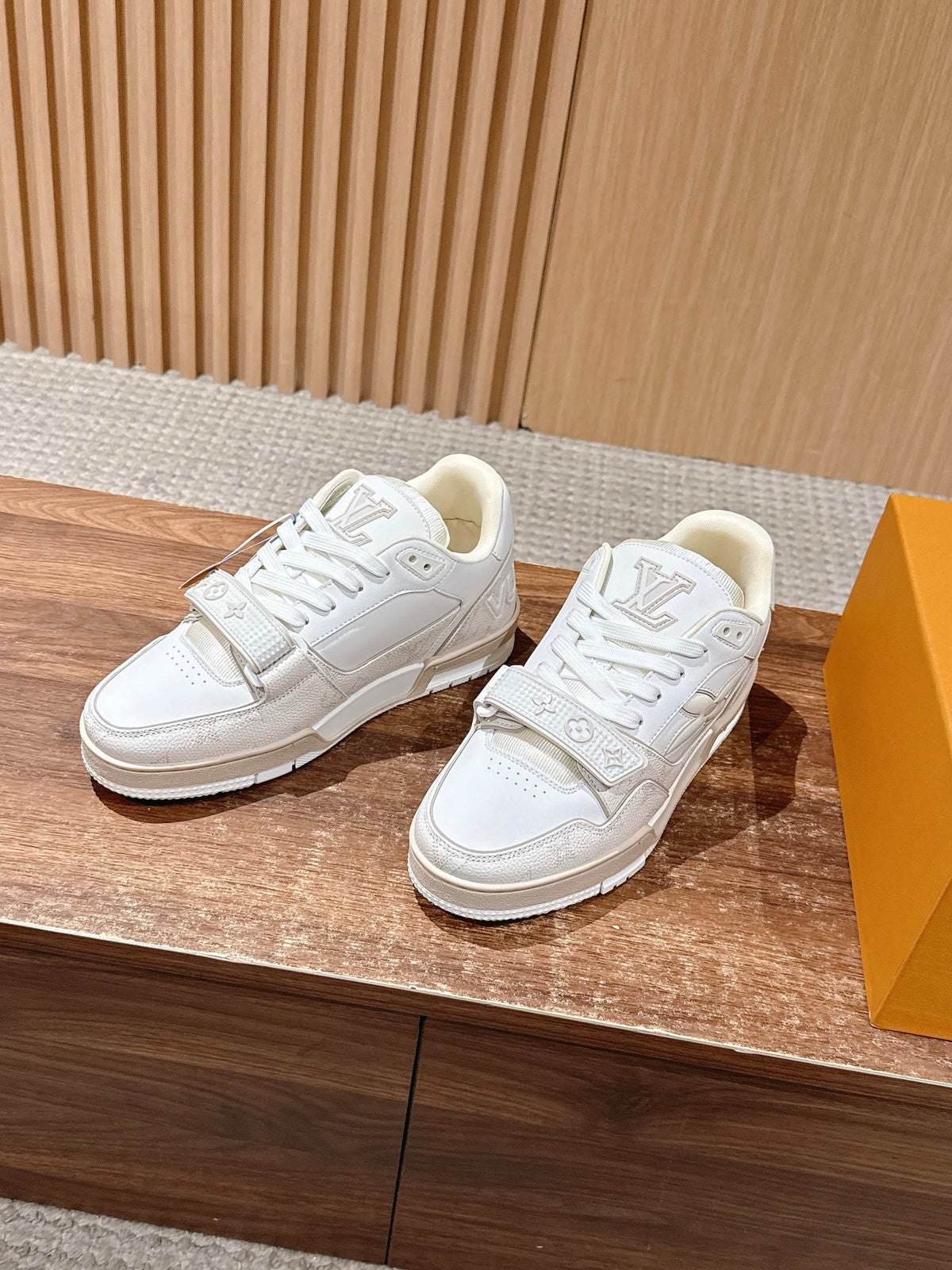 Trainer Navy and White