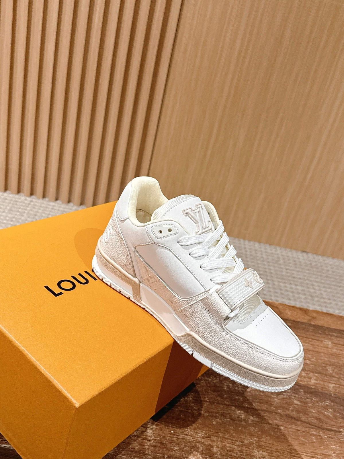 Trainer Navy and White