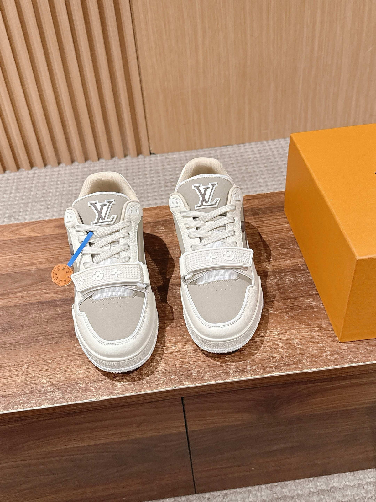 Trainer Navy and White
