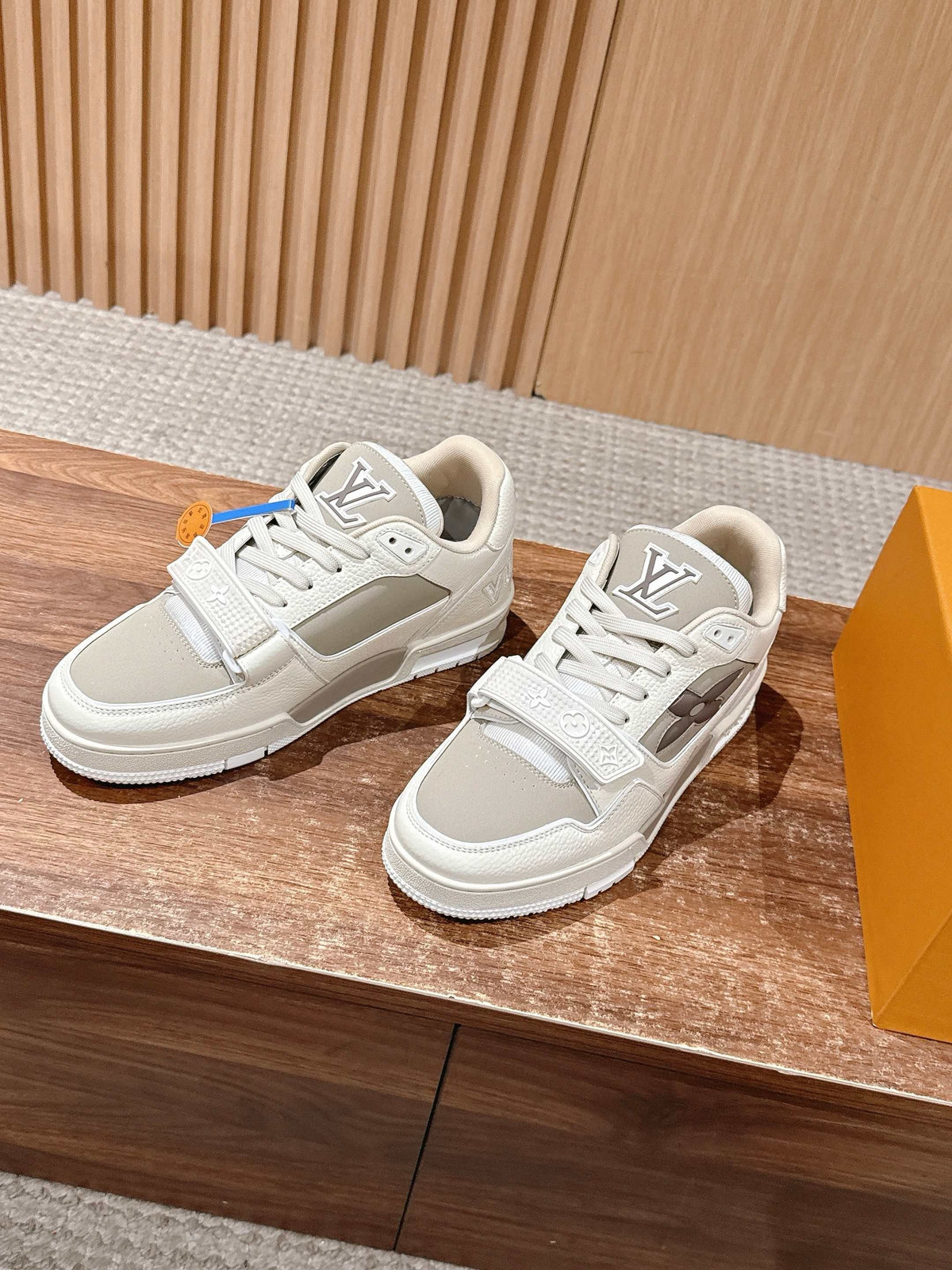 Trainer Navy and White