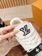 Black Leather Graphic Chunky - Men's
