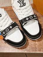 Black Leather Graphic Chunky - Men's