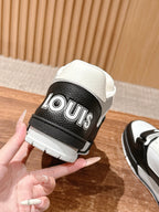 Black Leather Graphic Chunky - Men's
