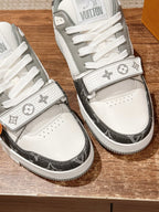 White Leather Graphic Chunky - Men's