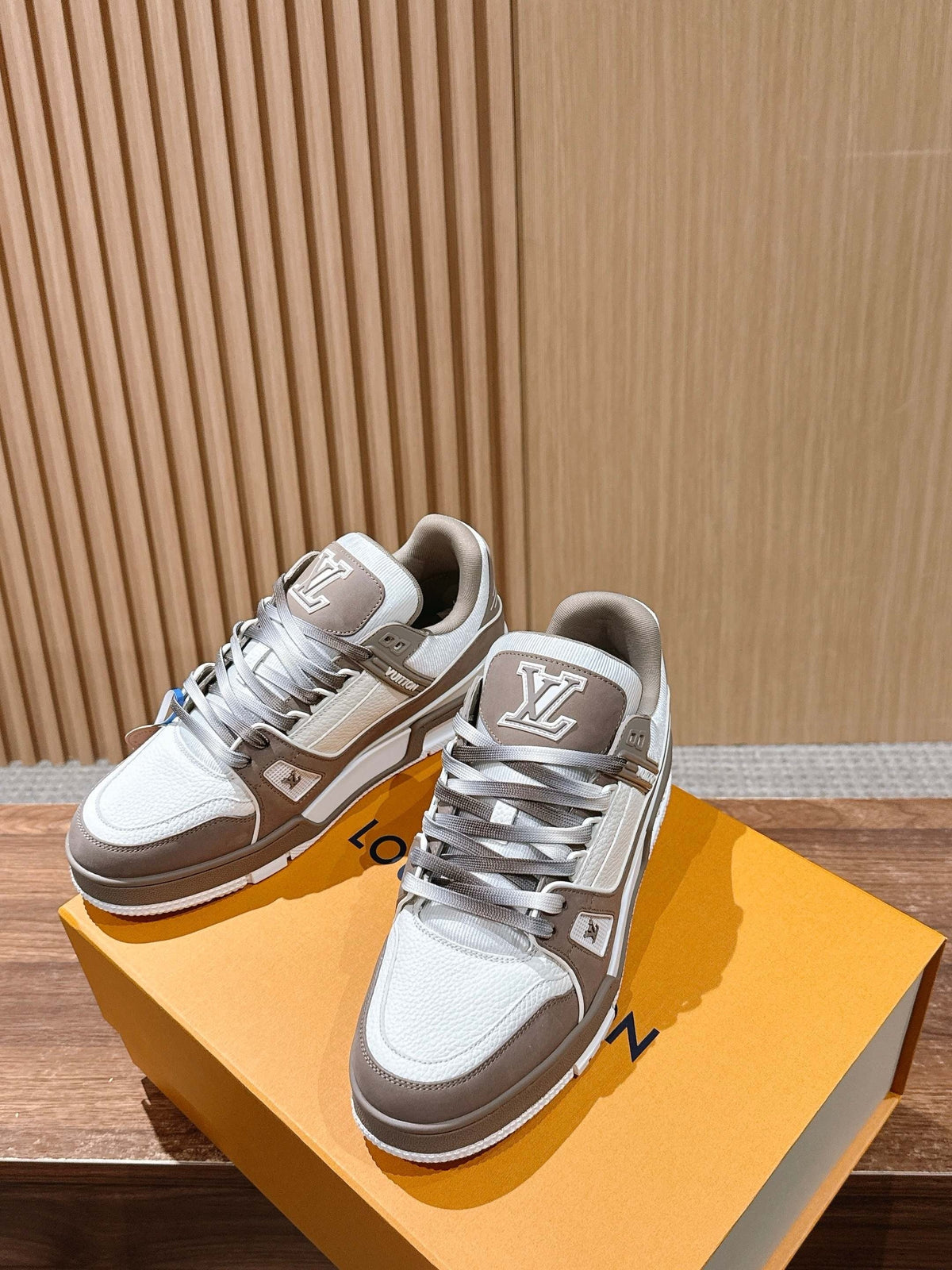 Trainer Grey and White