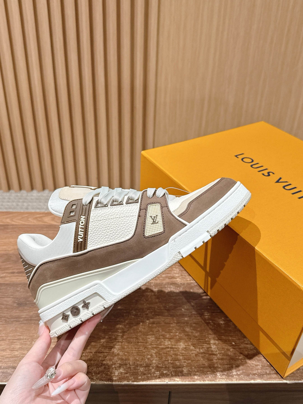Trainer Grey and White