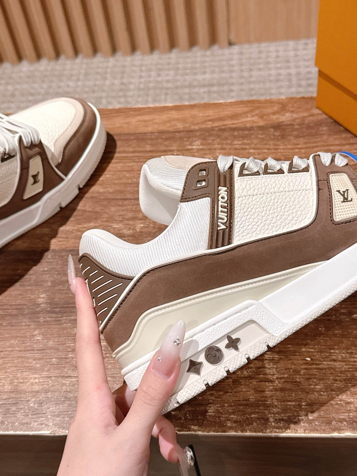 Trainer Grey and White