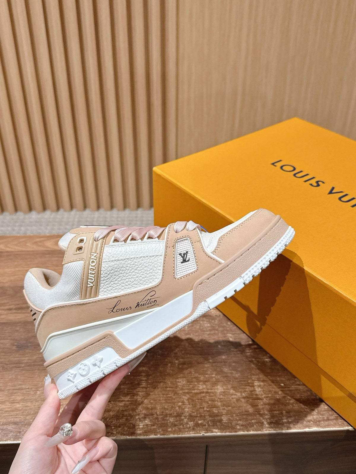 Trainer Grey and White