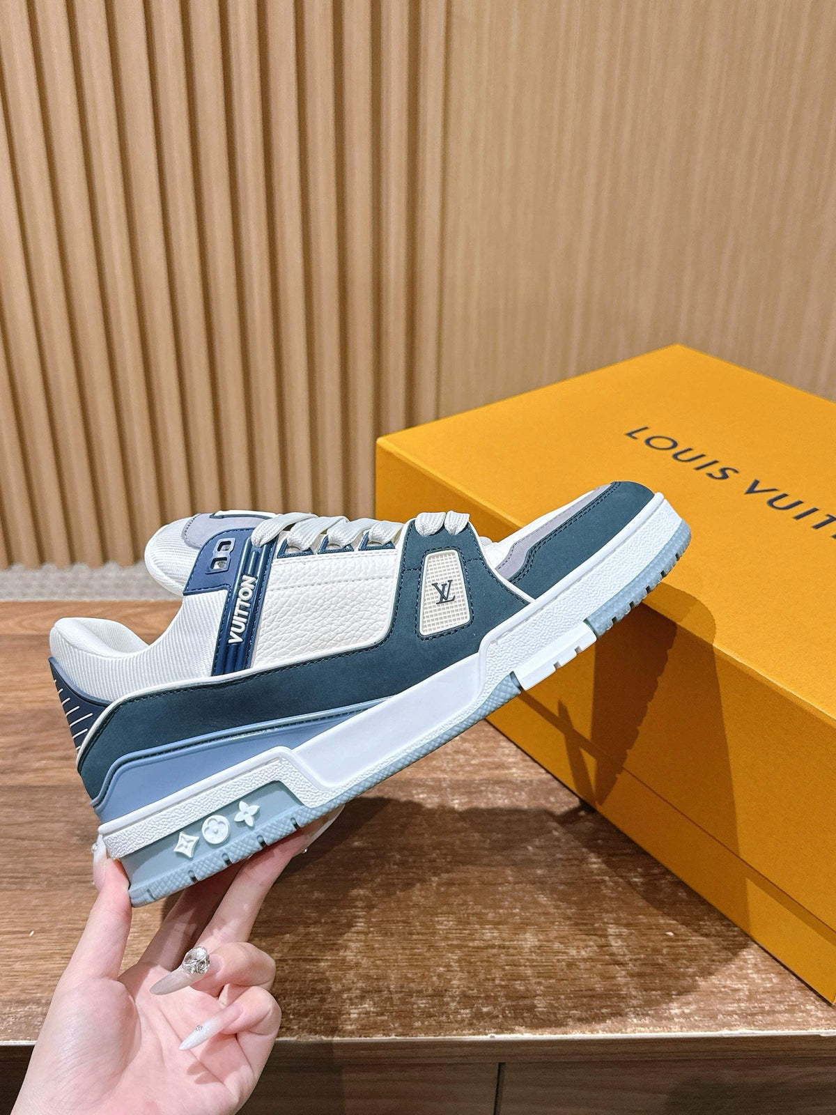 Trainer Grey and White