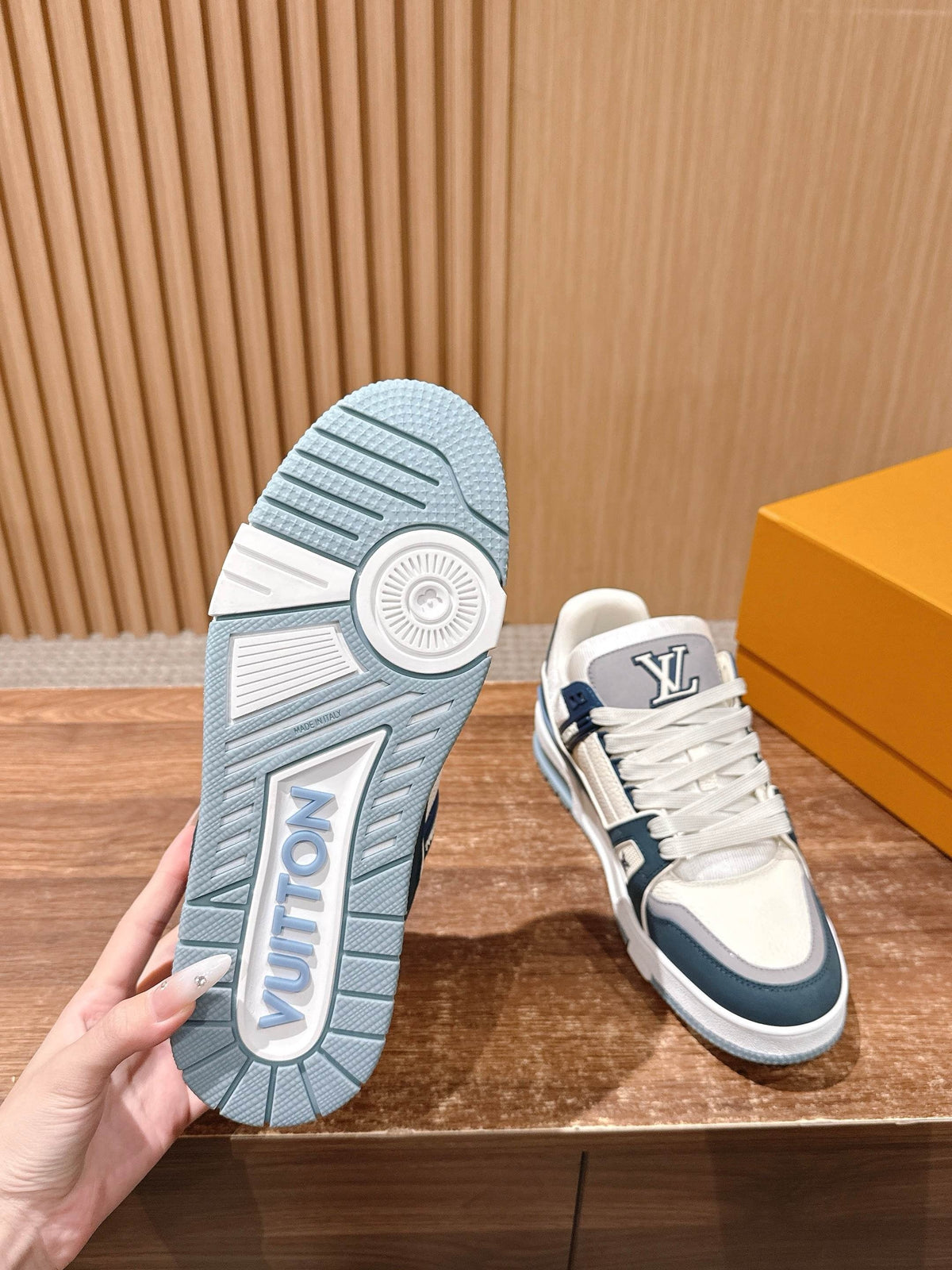 Trainer Grey and White