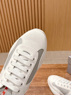 Black Leather Patent Low-Top - Men's