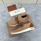 Camel Knit Tonal Low-Top - Men's