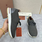 Camel Knit Tonal Low-Top - Men's