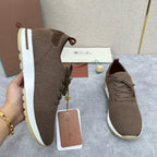Blue Knit Contrast Sole Runner - Men's