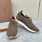Blue Knit Contrast Sole Runner - Men's