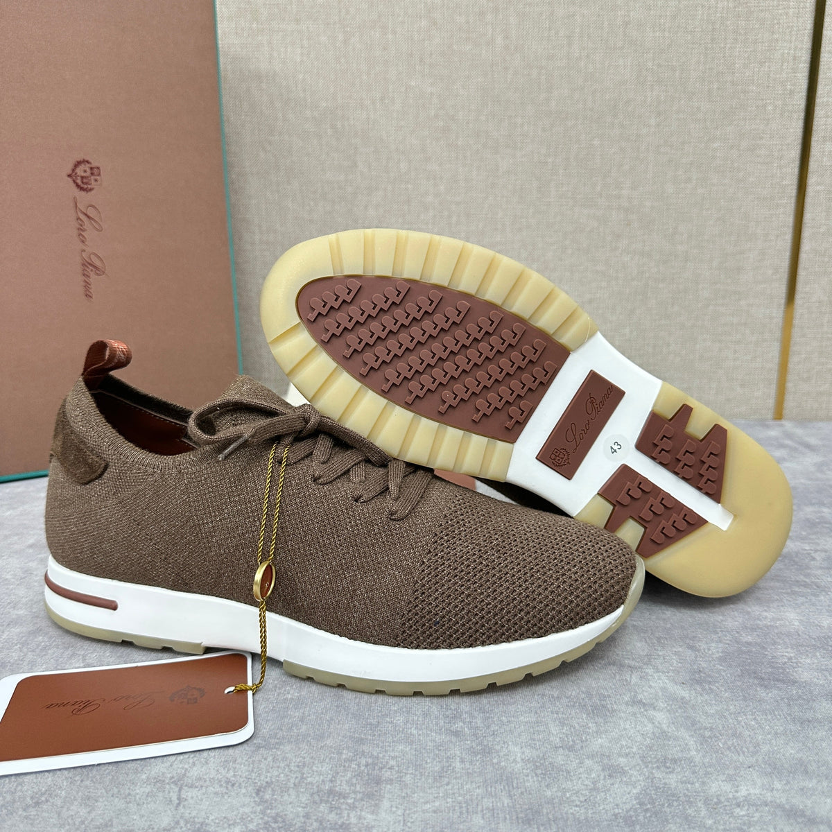 Blue Knit Contrast Sole Runner - Men's