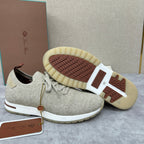 Blue Knit Contrast Sole Runner - Men's