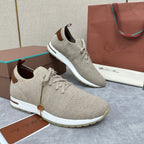 Blue Knit Contrast Sole Runner - Men's