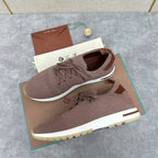Blue Knit Contrast Sole Runner - Men's