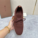 Grey Knit Slip-On Low-Top - Men's