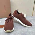 Grey Knit Slip-On Low-Top - Men's