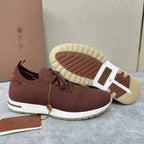 Grey Knit Slip-On Low-Top - Men's