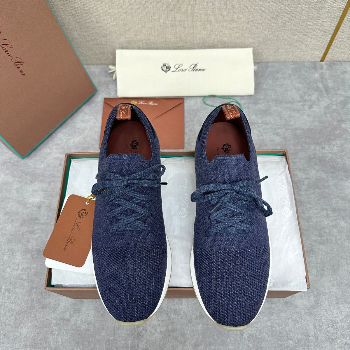 Grey Knit Slip-On Low-Top - Men's
