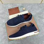 Grey Knit Slip-On Low-Top - Men's