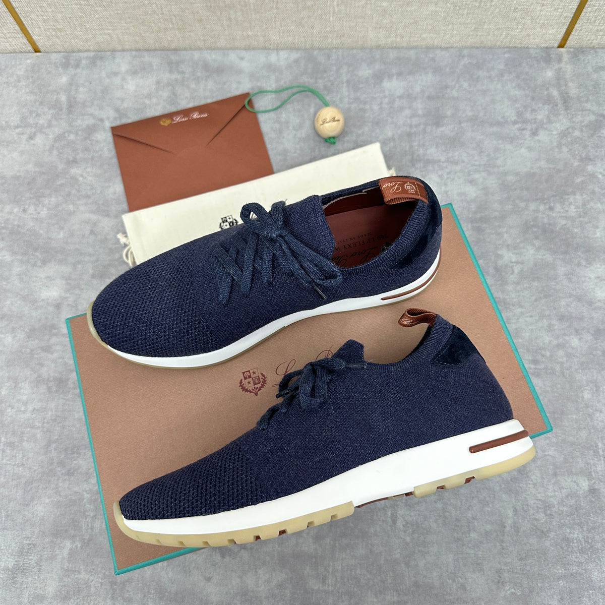 Grey Knit Slip-On Low-Top - Men's