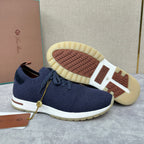 Grey Knit Slip-On Low-Top - Men's