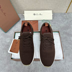 Grey Knit Slip-On Low-Top - Men's