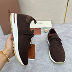 Grey Knit Slip-On Low-Top - Men's