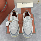 Grey Mesh Panelled Runner - Men's