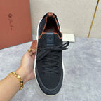 Grey Mesh Panelled Runner - Men's