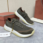 Olive Knit Chunky Sole Runner - Men's
