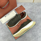 Olive Knit Chunky Sole Runner - Men's