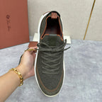 Olive Knit Chunky Sole Runner - Men's