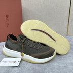 Olive Knit Chunky Sole Runner - Men's