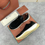 Olive Knit Chunky Sole Runner - Men's