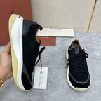 Olive Knit Chunky Sole Runner - Men's