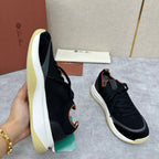 Olive Knit Chunky Sole Runner - Men's