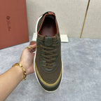 Olive Knit Chunky Sole Runner - Men's